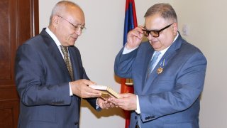 RA IC Chairman Aghvan Hovsepyan received Head of OSCE Office in Yerevan, Ambassador Argo Avakov