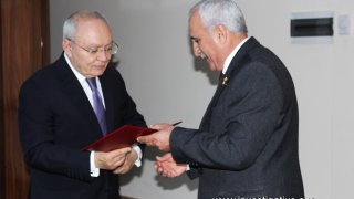 RA IC Chairman Aghvan Hovsepyan selected real member of International Academy of Documentation and awarded “Medal of Honor” (Photos)