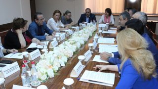 Meeting-Discussion with Members of Public Monitoring Group Held at Investigative Committee (photos) 