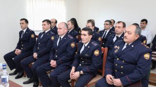 ՀՀ ՔԿ նախագահի տեղակալն Արագածոտնի մարզային քննչական վարչության աշխատակիցներին ներկայացրել է նորանշանակ պետին (լուսանկարներ)