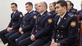 ՀՀ ՔԿ նախագահի տեղակալն Արագածոտնի մարզային քննչական վարչության աշխատակիցներին ներկայացրել է նորանշանակ պետին (լուսանկարներ)