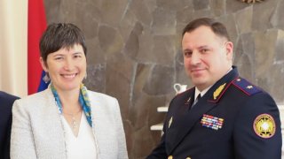 Председатель Следственного комитета встретился с юридическим атташе Федерального бюро расследований США (фотографии)