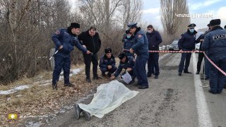 Մահվան ելքով վրաերթ Կոտայքի մարզում (լուսանկարներ) 