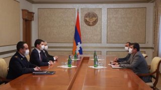 The Chairman of the RA Investigative Committee A. Kyaramyan Paid a Visit to the Republic of Artsakh (photos)