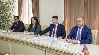 Аргишти Кярамян принял посла Грузии в Армении Георгия Шарвашидзе (фото)