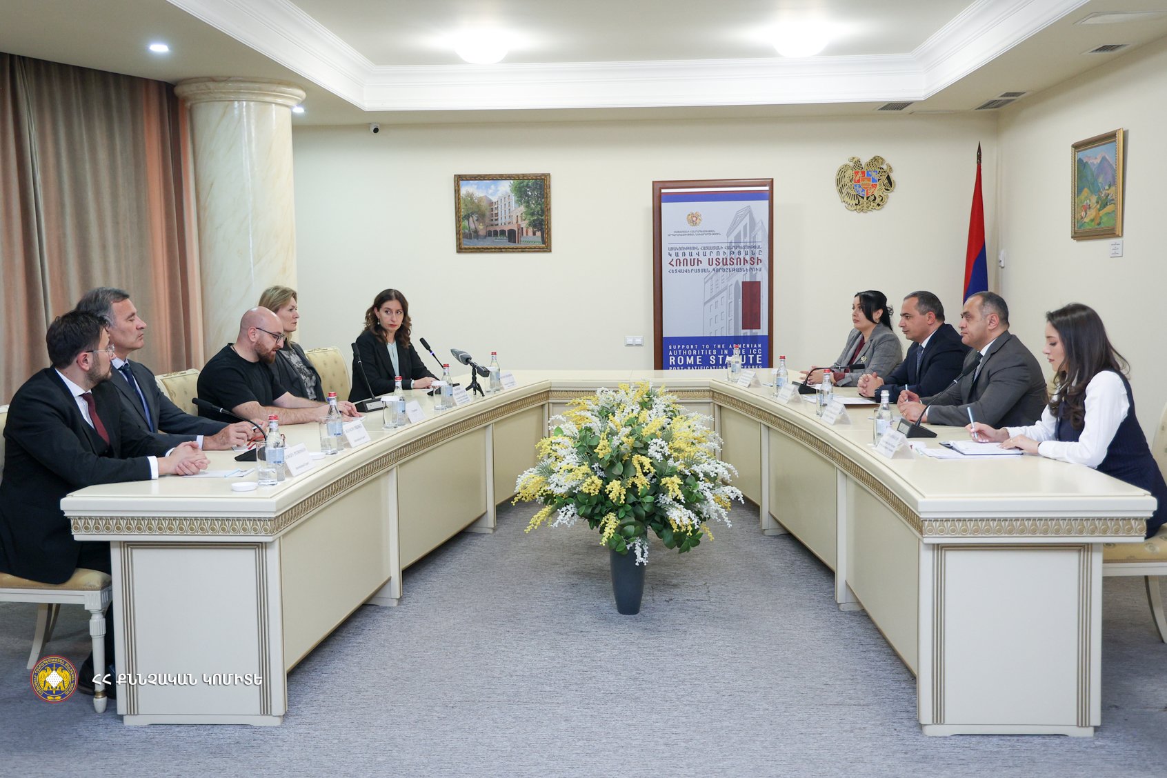 Chairman of the Investigative Committee and the Ambassador of the Netherlands Presented Certificates to Investigators who Completed Training