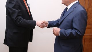 Председатель Следственного комитета Армении Агван Овсепян принял Чрезвычайного и Полномочного посла США в Армении Ричарда Миллса