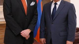 Председатель Следственного комитета Армении Агван Овсепян принял Чрезвычайного и Полномочного посла США в Армении Ричарда Миллса
