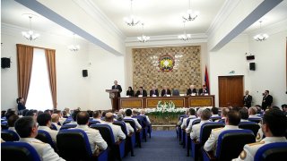 Торжественное заседание по случаю Дня служащего Следственного комитета РА (Фото)