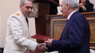 Торжественное заседание по случаю Дня служащего Следственного комитета РА (Фото)