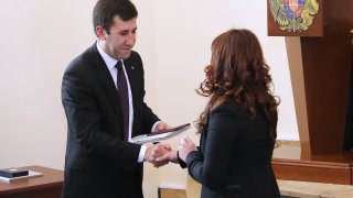 Diplomas given to candidates of investigators trained in Academy of Justice (Photos)