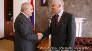 Председатель СК РА Агван Овсепян принял руководителя делегации ЕС в Армении, посла Петра Свитальского