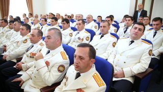 Торжественное заседание, посвященное Дню служащего Следственного комитета РА(фотографии)