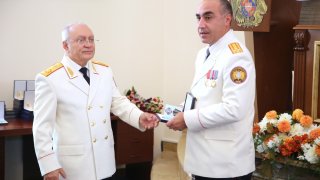 Торжественное заседание, посвященное Дню служащего Следственного комитета РА(фотографии)