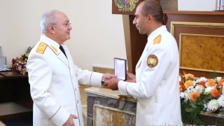 Торжественное заседание, посвященное Дню служащего Следственного комитета РА(фотографии)