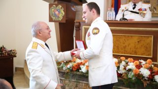 Торжественное заседание, посвященное Дню служащего Следственного комитета РА(фотографии)