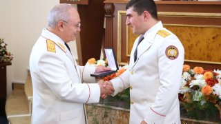 Торжественное заседание, посвященное Дню служащего Следственного комитета РА(фотографии)