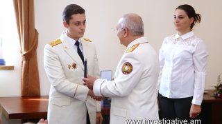 Торжественное заседание, посвященное Дню служащего Следственного комитета РА(фотографии)