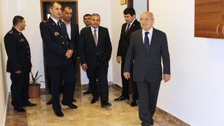 Aghvan Hovsepyan today took part in opening ceremony of new administrative building of Masis Investigative Division