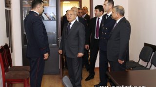 Aгван Овсепян сегодня принял участие в церемонии открытия нового административного здания масисского следственного отдела(Фото)