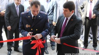 Aghvan Hovsepyan today took part in opening ceremony of new administrative building of Masis Investigative Division