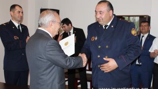 Aghvan Hovsepyan today took part in opening ceremony of new administrative building of Masis Investigative Division