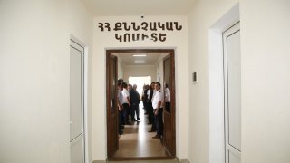 ՔԿ նախագահը մասնակցել է Մարտունու քննչական բաժնի նոր վարչական շենքի բացման արարողությանը (Լուսանկարներ)