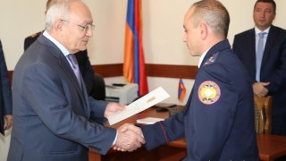 ՀՀ ՔԿ նախագահ Աղվան Հովսեփյանը մասնակցել է Արթիկի քննչական բաժնի նոր վարչական շենքի բացմանը  (Լուսանկարներ)