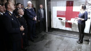 Delegations headed by Chairmen of Investigative Committees of Russia and Belarus visited Memorial of Tsitsernakaberd (Photos)