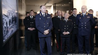 Delegations headed by Chairmen of Investigative Committees of Russia and Belarus visited Memorial of Tsitsernakaberd (Photos)
