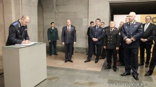 Delegations headed by Chairmen of Investigative Committees of Russia and Belarus visited Memorial of Tsitsernakaberd (Photos)
