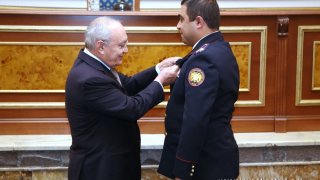 Persons related to murder of two residents of Hrazdan identified; investigators and policemen awarded for work carried out for crime disclosure (Photos)