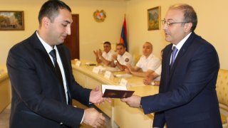 Окончившие Академию правосудия кандидаты в следователи поступили на работу в Следственный комитет РА(Фото)