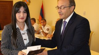 Окончившие Академию правосудия кандидаты в следователи поступили на работу в Следственный комитет РА(Фото)