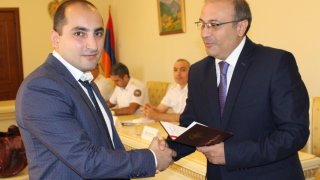 Окончившие Академию правосудия кандидаты в следователи поступили на работу в Следственный комитет РА(Фото)