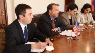 ՀՀ  ՔԿ նախագահ Հայկ Գրիգորյանն ընդունել է Հայաստանում ԱՄՆ արտակարգ և լիազոր դեսպան Ռիչարդ Միլսին (լուսանկարներ)