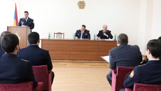 ՀՀ քննչական կոմիտեի նախագահ Հայկ Գրիգորյանը ամփոփել է ՔԿ ԵՔՔՎ Քանաքեռ-Զեյթուն վարչական շրջանի քննչական բաժնի կողմից 2018թ. ընթացքում կատարված աշխատանքները (լուսանկարներ)