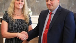 Chairman of RA Investigative Committee Receive , INL Program Officer, Team Leader of Europe, Eurasia, Central Asia of the INL Bureau from Washington Ms. Judith Campbell (photos)