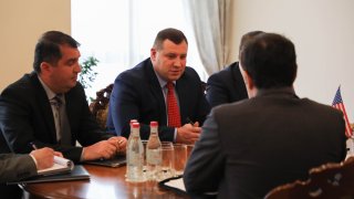 Chairman of RA Investigative Committee Receive , INL Program Officer, Team Leader of Europe, Eurasia, Central Asia of the INL Bureau from Washington Ms. Judith Campbell (photos)