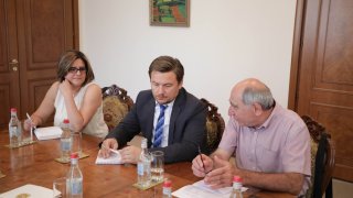 Председатель Следственного комитета Гайк Григорян принял эксперта ОБСЕ по киберпреступлениям Мариана Стоилковски (фото)
