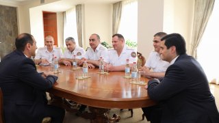 ՀՀ ՔԿ նախագահ Հայկ Գրիգորյանն ընդունել է ԱՀ ՔԿ նախագահ Իգոր Գրիգորյանին (լուսանկարներ)