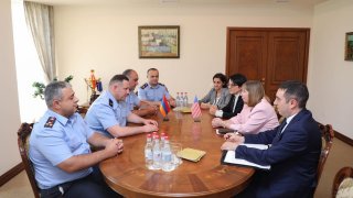 RA IC Chairman Hayk Grigoryan received Ambassador Extraordinary and Plenipotentiary of the U.S. to Armenia Lynne Tracy (photos)