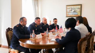 Председатель Следственного комитета встретился с юридическим атташе Федерального бюро расследований США (фотографии)