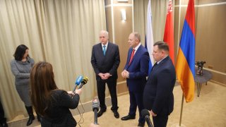 Տեղի է ունեցել Հայաստանի, Բելառուսի և Ռուսաստանի քննչական կոմիտեների նախագահների աշխատանքային հանդիպումը (լուսանկարներ)