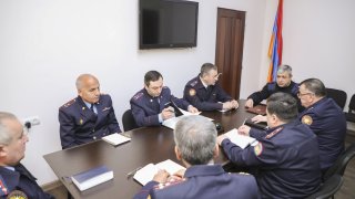 By Instruction of RA IC Chairman Hayk Grigoryan Consultation on Criminal Cases on Servicemen’s Death Recorded Recently in Army Held in IC General Military Investigative Department (photos)
