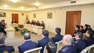 ՀՀ քննչական կոմիտեում տեղի է ունեցել կոլեգիայի նիստ՝ կոռուպցիոն բնույթի քրեական գործերի քննության արդյունավետությանը վերաբերող հարցերի շուրջ (լուսանկարներ)