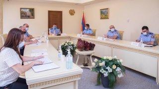 Chairman of RA Investigative Committee Held Working Meeting; Work Done by Investigative Division of Malatia-Sebastia Administrative District of Yerevan Investigative Department in First Term of 2020 Reported