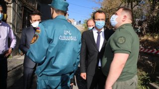 Collapse in Multi-Apartment Building Situated in Qanaqer-Zeytun Administrative District of Yerevan; under Leadership of Chairman of RA Investigative Committee Investigatory Actions Conducted