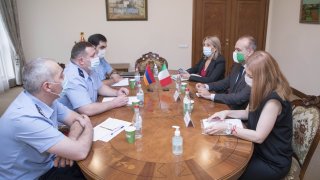 Председатель Следственного комитета РА принял Чрезвычайного и Полномочного посла Италии в РА (фотографии)