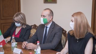 Председатель Следственного комитета РА принял Чрезвычайного и Полномочного посла Италии в РА (фотографии)
